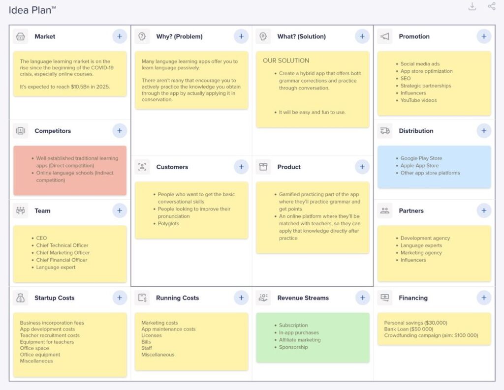idea plan - ideabuddy