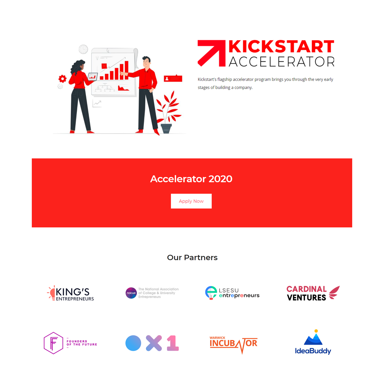 kickstart global ideabuddy partnership