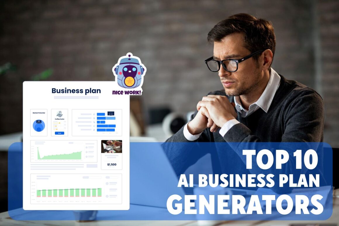 top 10 ai business plan generators cover