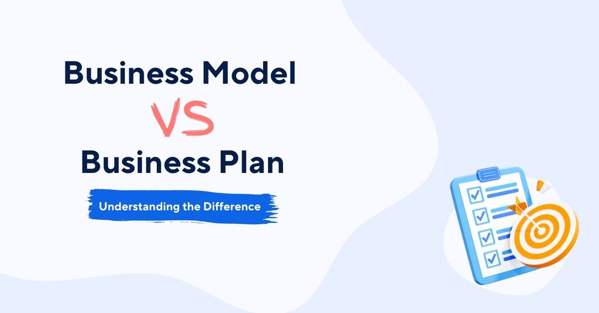 business model vs business plan cover